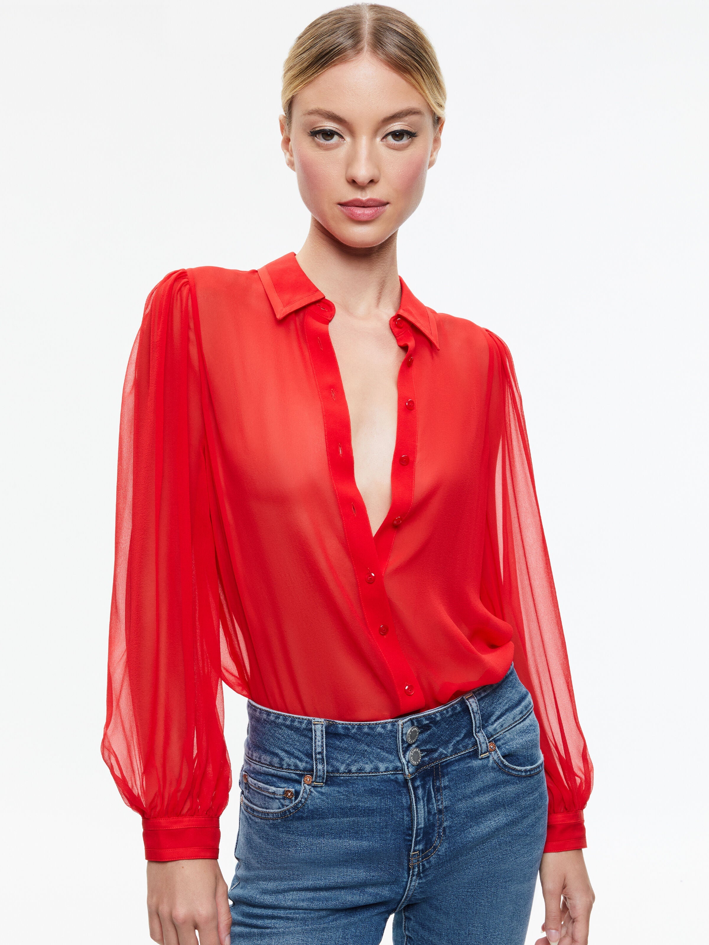 ROANNE BUTTON DOWN-ALICE + OLIVIA