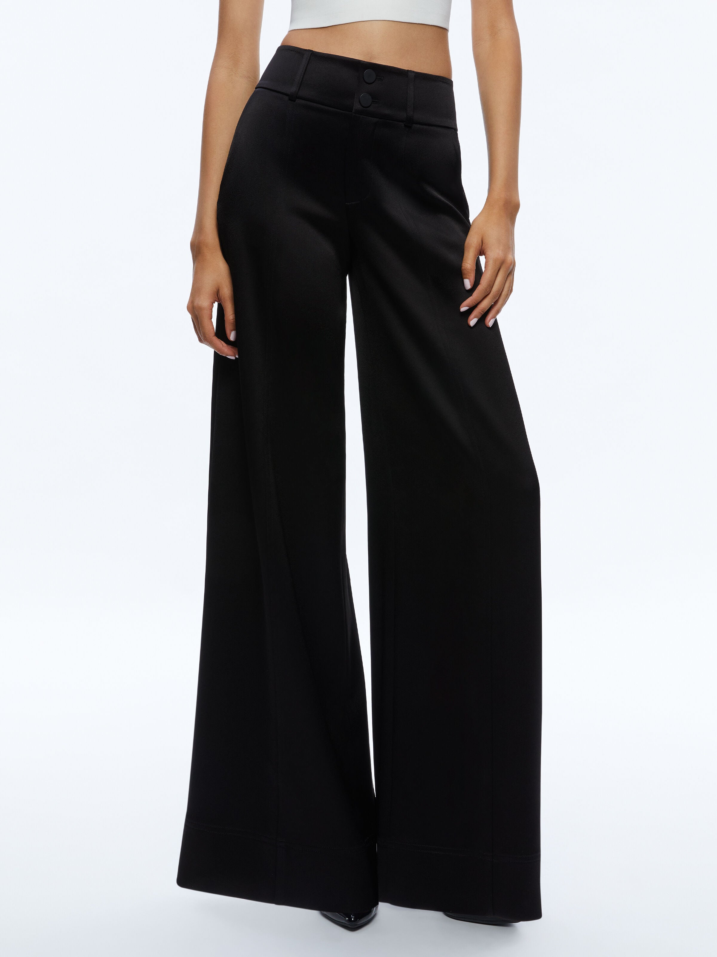 MAME HIGH RISE WIDE LEG PANT-ALICE + OLIVIA