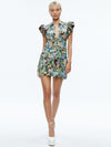 MEEKO RUFFLE SLEEVE SHIRT DRESS-BREEZE FLORAL-ALICE + OLIVIA