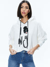 SUNNY BOXY STACEFACE CROPPED HOODIE-ALICE + OLIVIA