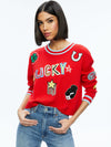 STACEFACE PULLOVER-ALICE + OLIVIA