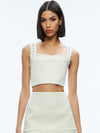 VICENTA EMBELLISHED STRUCTURED CORSET-ALICE + OLIVIA