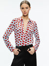 WILLA SILK BLOUSE-ALICE + OLIVIA