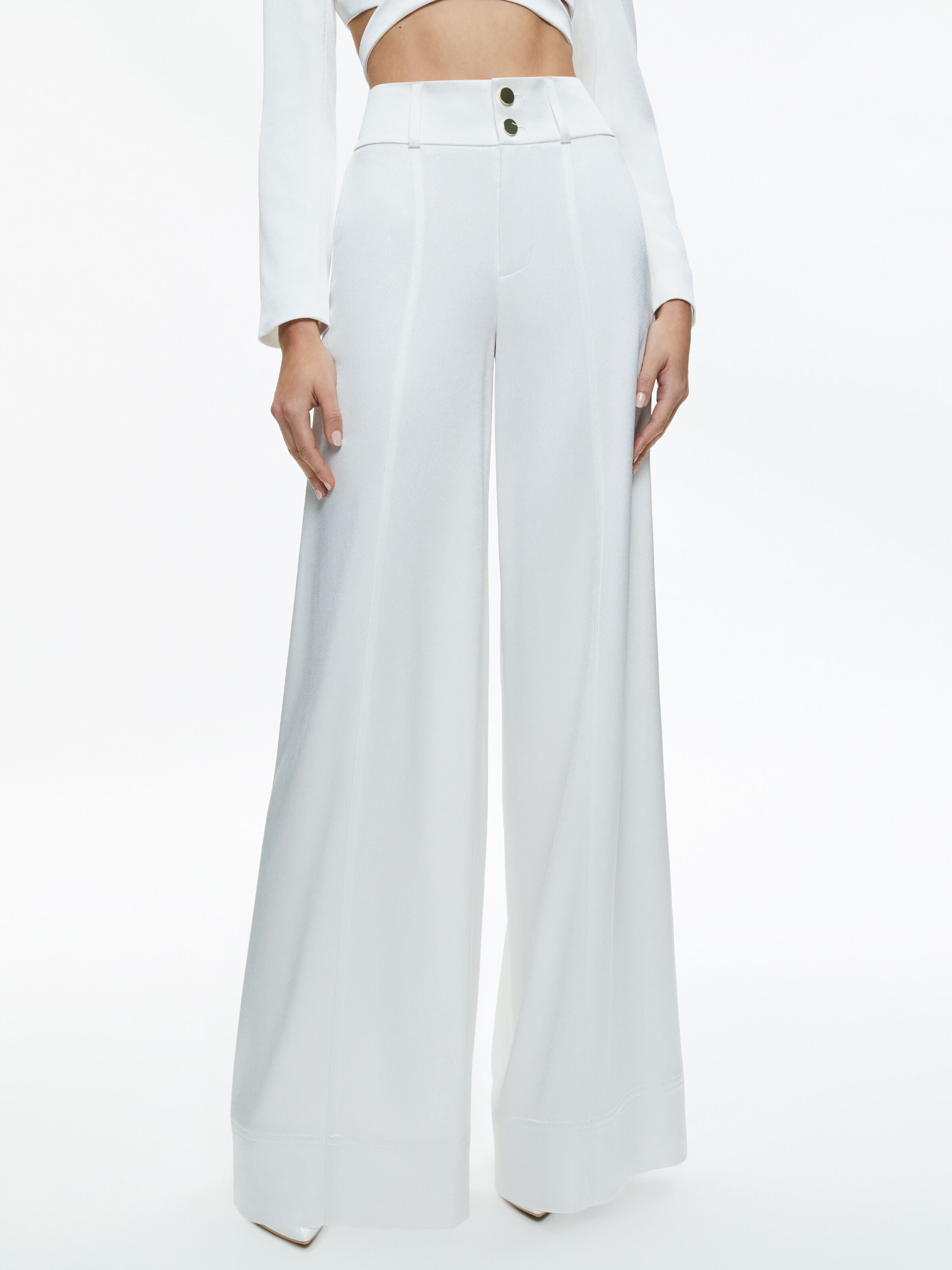 MAME HIGH RISE WIDE LEG PANT-ALICE + OLIVIA