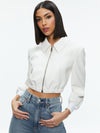 DELLA CROPPED VEGAN LEATHER JACKET-ALICE + OLIVIA