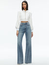 DELLA CROPPED VEGAN LEATHER JACKET-OFF WHITE-ALICE + OLIVIA