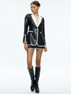 BREANN VEGAN BLAZER-ALICE + OLIVIA