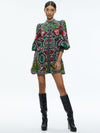 BERTHA BLOUSON SLEEVE MINI DRESS-ALICE + OLIVIA