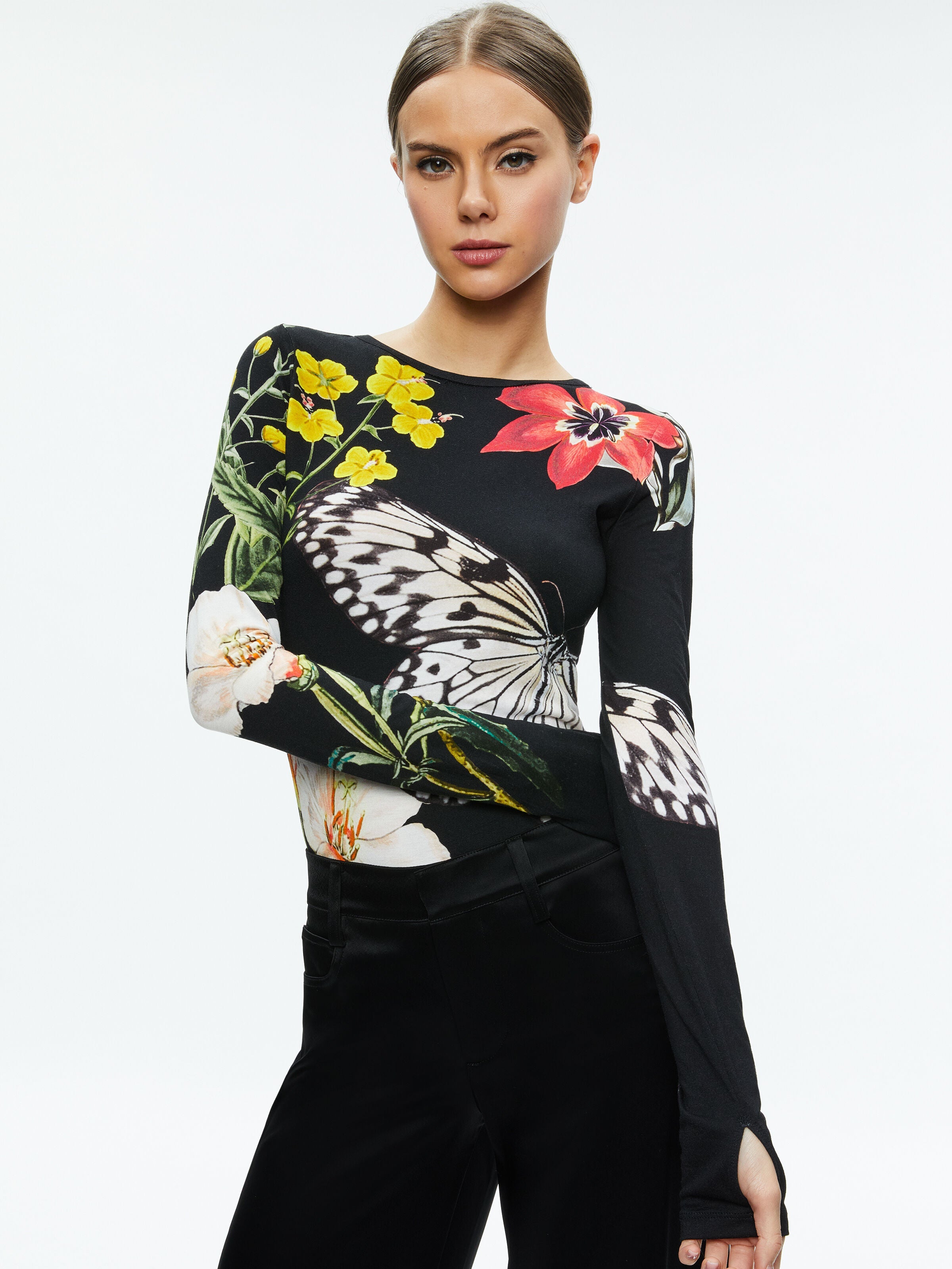 DELAINA MESH TOP-ALICE + OLIVIA