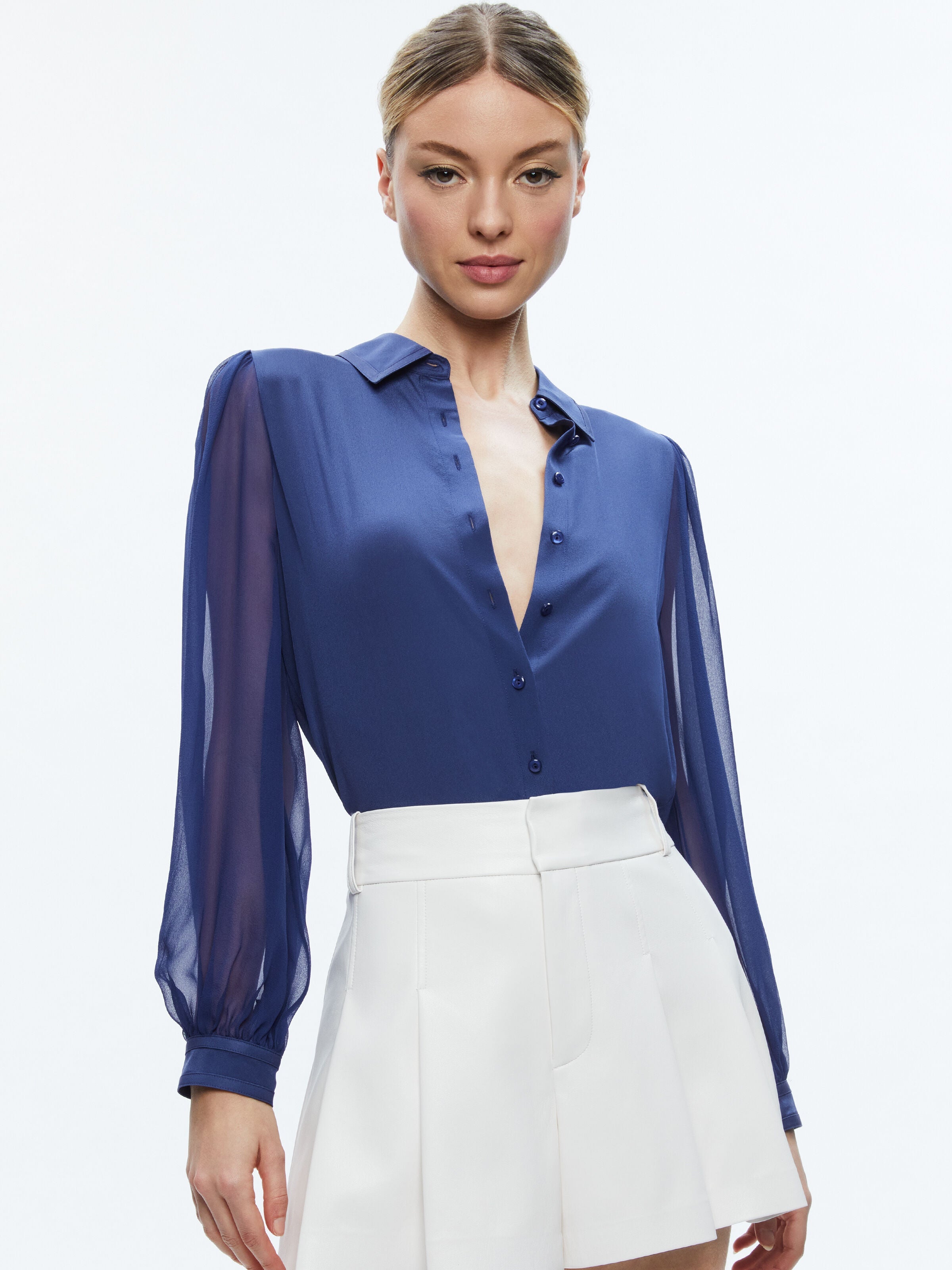 ROANNE BUTTON DOWN-ALICE + OLIVIA