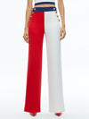 NARIN HIGH RISE BUTTON FRONT PANT-ALICE + OLIVIA