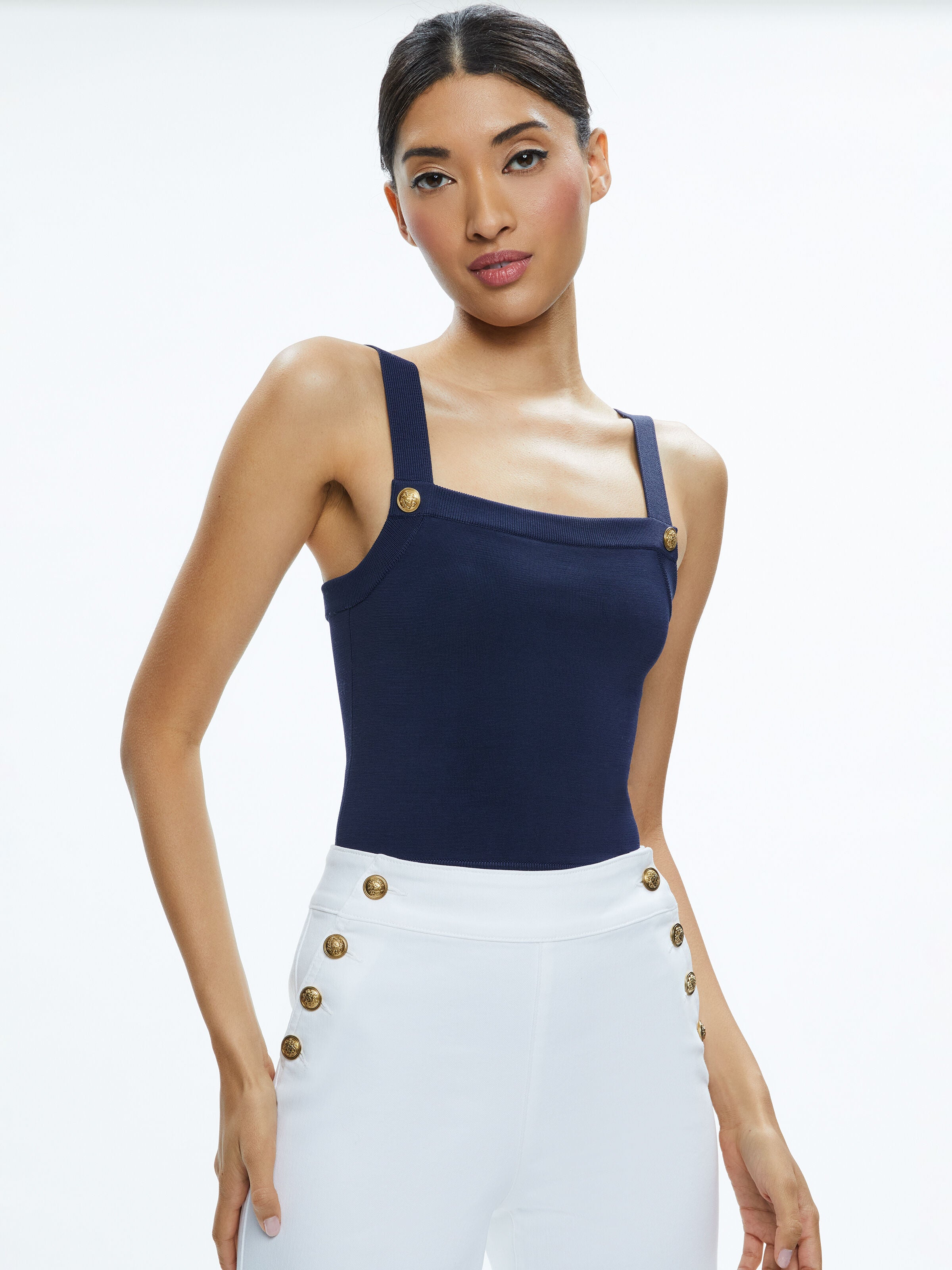 DANDI TANK-INDIGO-ALICE + OLIVIA