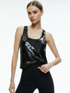 AVRIL SEQUIN BOXY TANK-ALICE + OLIVIA