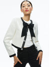 GWYNETH EMBELLISHED CROPPED BOW JACKET-OFF WHITE-ALICE + OLIVIA