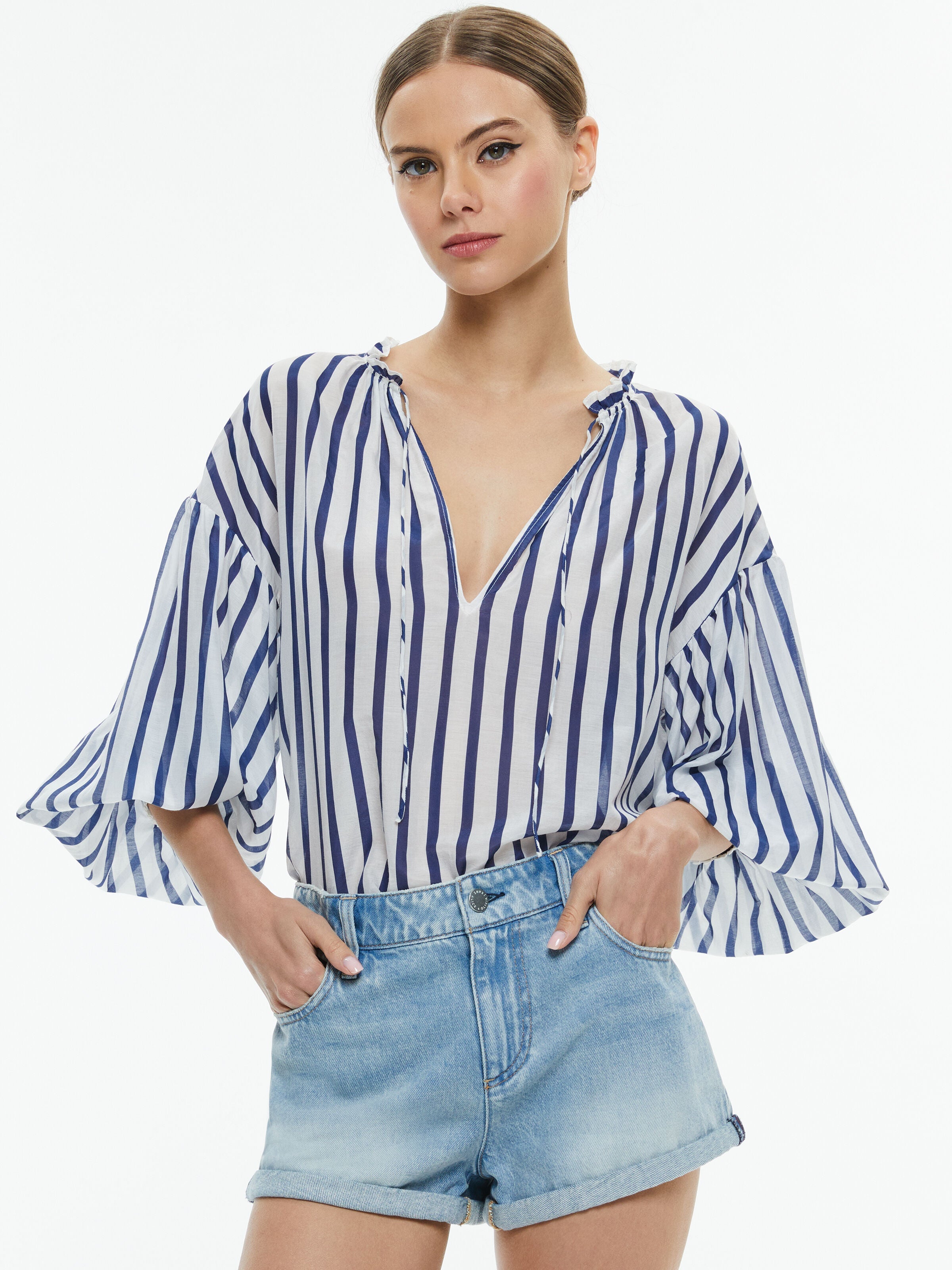 JULIUS STRIPED BLOUSE