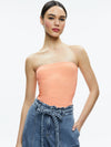 ALISON FULL LENGTH TUBE TOP-Black-ALICE + OLIVIA
