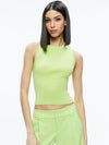 TONITA RIBBED TANK-ALICE + OLIVIA