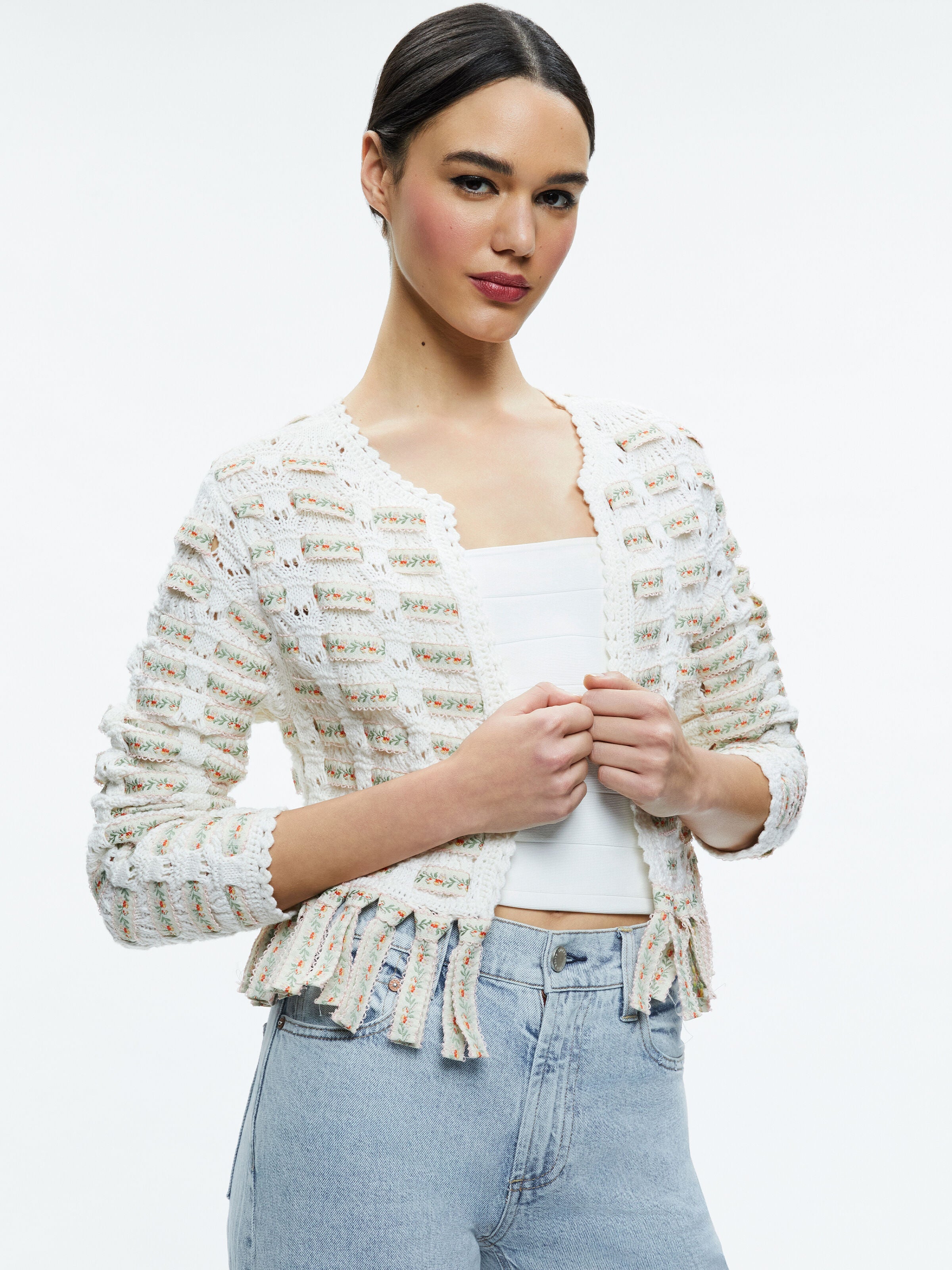 TAWNA RIBBON CARDIGAN