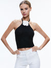BESSIE HALTER TOP-ALICE + OLIVIA