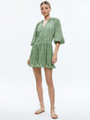 SHERRIE GATHERED TUNIC DRESS-OFF WHITE-ALICE + OLIVIA