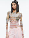 DELAINA MESH TOP-ALICE + OLIVIA