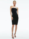 ZORA GROMMET DRESS-Black-ALICE + OLIVIA