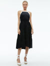 HARTLEY GATHERED MIDI DRESS-ALICE + OLIVIA