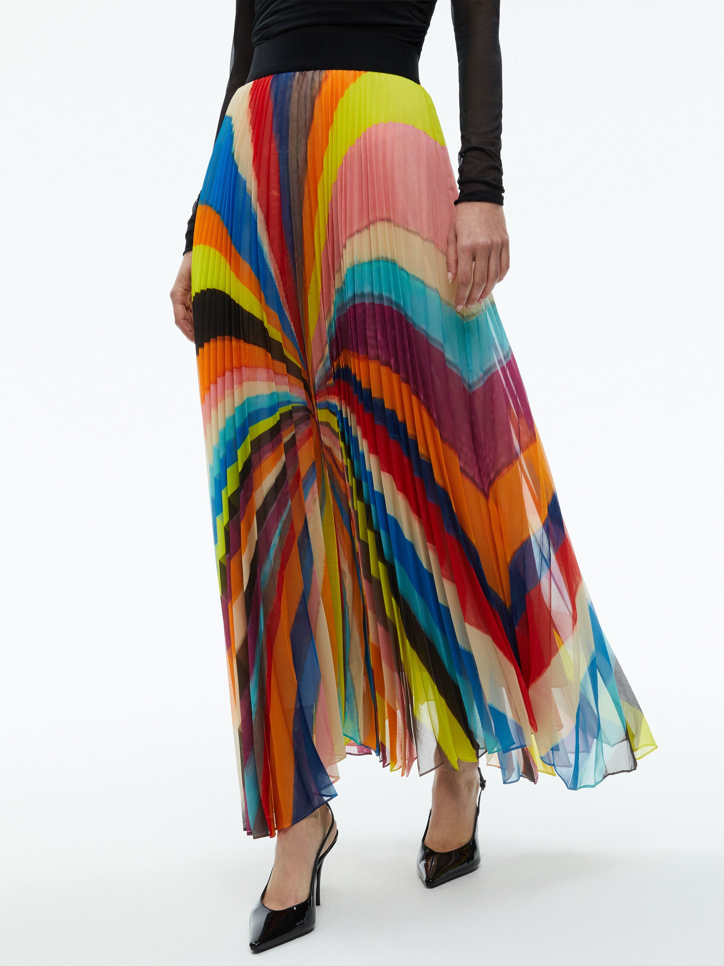 KATZ PLEATED MAXI SKIRT-ALICE + OLIVIA