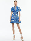 LUCY ROLLED SLEEVE MINI SHIRT DRESS-ALICE + OLIVIA