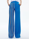 DYLAN HIGH RISE COLORBLOCK PANT-TEAKWOOD STRIPE FRENCH BLUE-ALICE + OLIVIA
