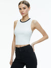 ANDRE FITTED CROPPED TANK-ALICE + OLIVIA