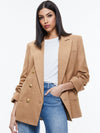 ANTHONY LINEN DOUBLE BREASTED BLAZER-ALICE + OLIVIA