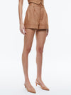 CONRY LINEN PLEATED CUFF SHORT-ALICE + OLIVIA
