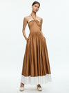 BEATRIX SWEETHEART TIE NECK DRESS-ALICE + OLIVIA