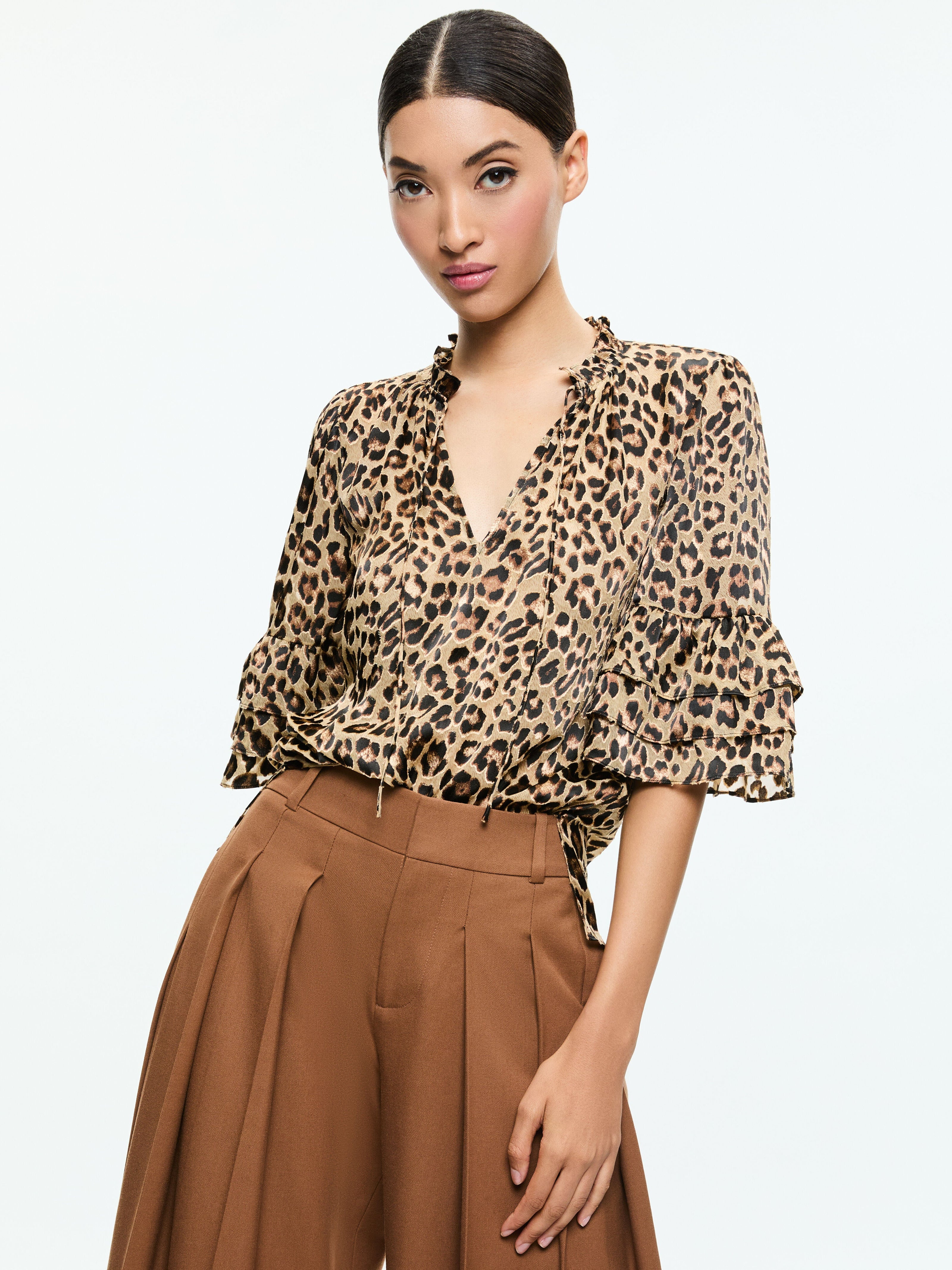 JULIUS TOP-LEOPARD LOVE-ALICE + OLIVIA