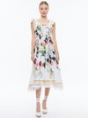 HAVEN FLARED MIDI DRESS-ALICE + OLIVIA