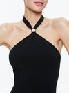 NOE HALTER DRESS-Black-ALICE + OLIVIA