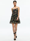 COLLEN SPAGHETTI STRAP MINI DRESS-ALICE + OLIVIA