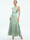 DANIKA HALTER MAXI DRESS WITH BELT-VANITY PISTACHIO-ALICE + OLIVIA