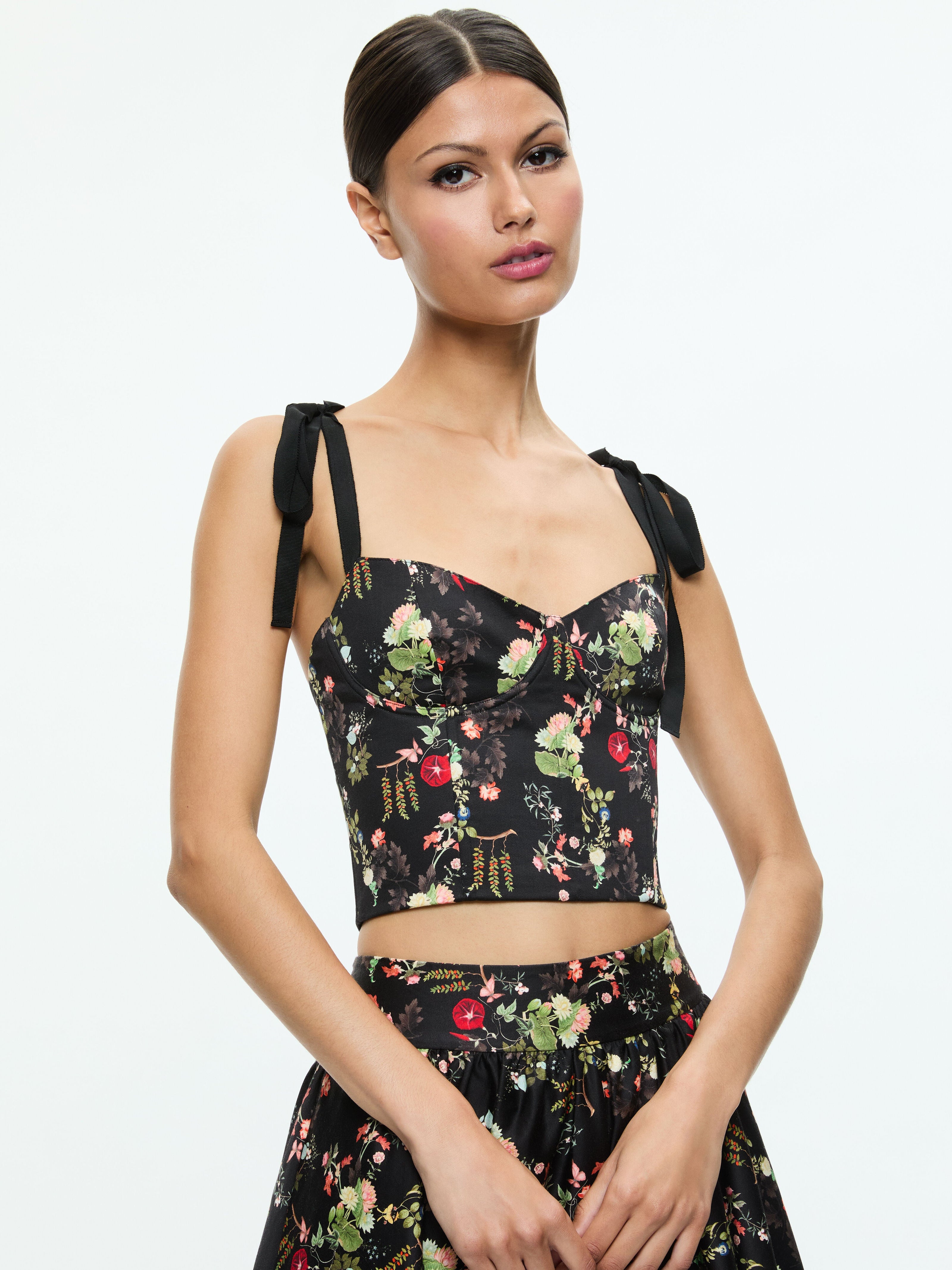 HELENE BUSTIER TOP-ALICE + OLIVIA