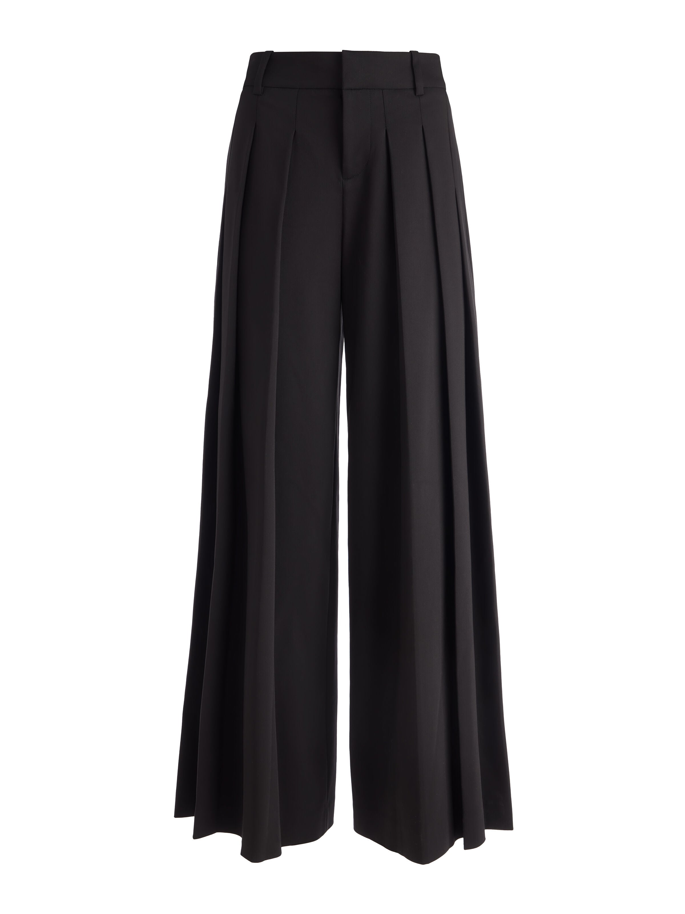 BLAIRE WIDE LEG PLEATED PANT-AVOCADO-ALICE + OLIVIA