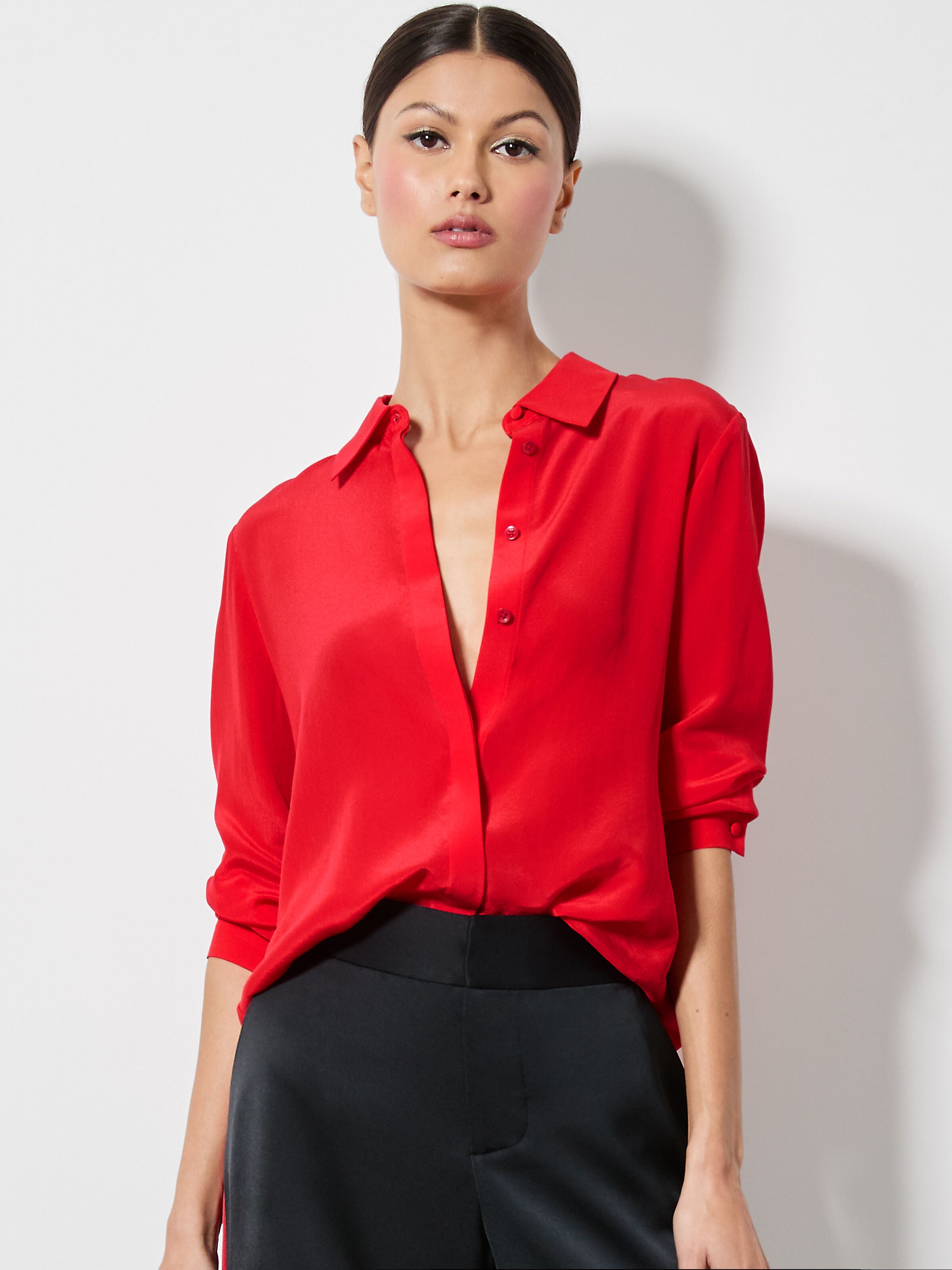 WILLA SILK BLOUSE-ALICE + OLIVIA