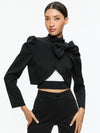 ADDISON BOW JACKET-ALICE + OLIVIA