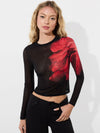 DELAINA MESH TOP-ALICE + OLIVIA