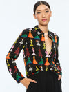 WILLA SILK BLOUSE-ALICE + OLIVIA