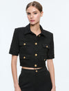 ELLE JACKET-Black-ALICE + OLIVIA