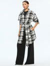 ZAZIE LONG SHACKET-BLACK/WHITE-ALICE + OLIVIA
