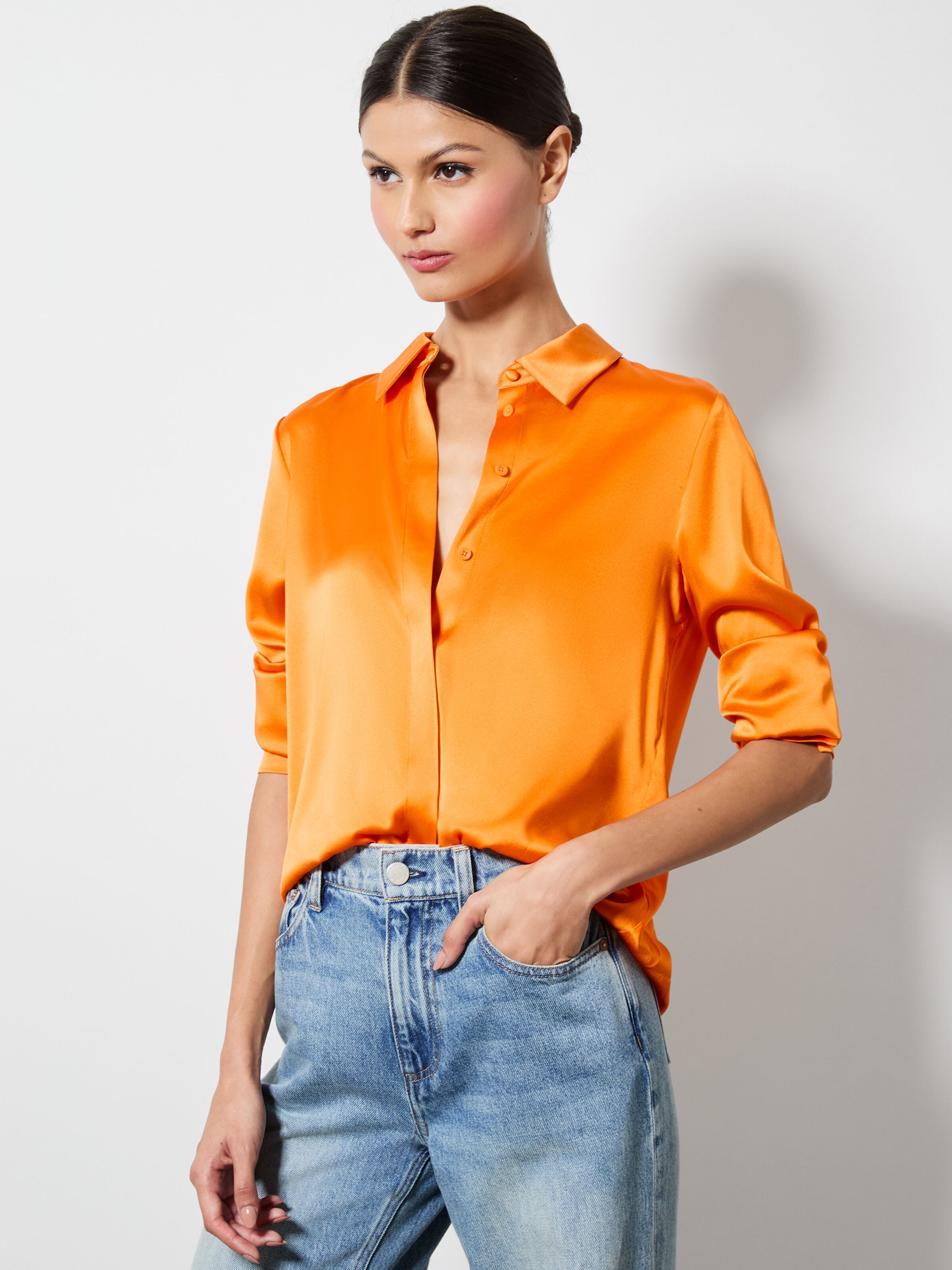 WILLA SILK BLOUSE-ALICE + OLIVIA