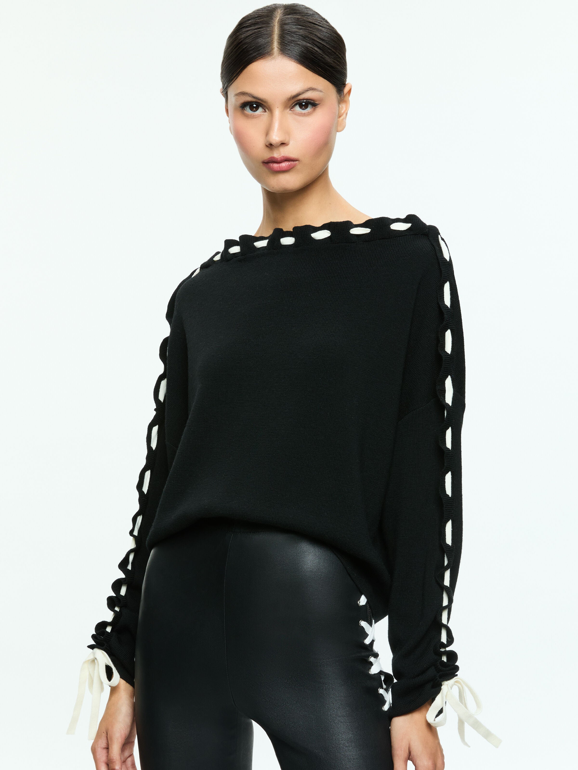 CALANDRA PULLOVER-ALICE + OLIVIA