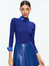 PORLA COLLARED SWEATER-ALICE + OLIVIA